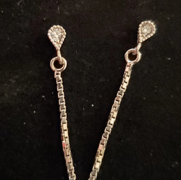 Blingy Silver Crystal Rhinestone Butterfly Slide Bracelet - Picture 2 of 3